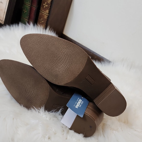 NEW Sonoma Faux Suede Casting Women's Mushroom Brown Ortholite Ankle Booties - Picture 10 of 12